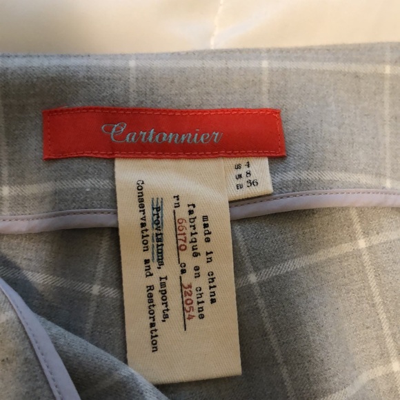 Windowpane print gray pant - Picture 4 of 7